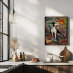 Katze mit Kakteenblute I 1921 Dorothea Maetzel Johannsen 6 mockup