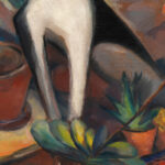 Katze mit Kakteenblute I 1921 Dorothea Maetzel Johannsen 8 mockup
