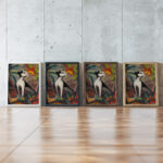 Katze mit Kakteenblute I 1921 Dorothea Maetzel Johannsen framed posters mockup