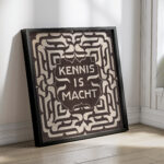 Kennis is macht 1874 Carel Adolph Lion Cachet 4 mockup
