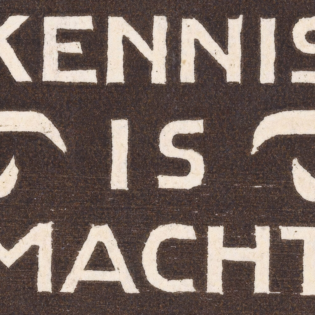 Kennis is macht 1874 Carel Adolph Lion Cachet 8 mockup