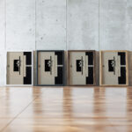 Kestnermappe Proun Rob. Levnis and Chapman GmbH Hannover 7 1923 El Lissitzky framed posters mockup