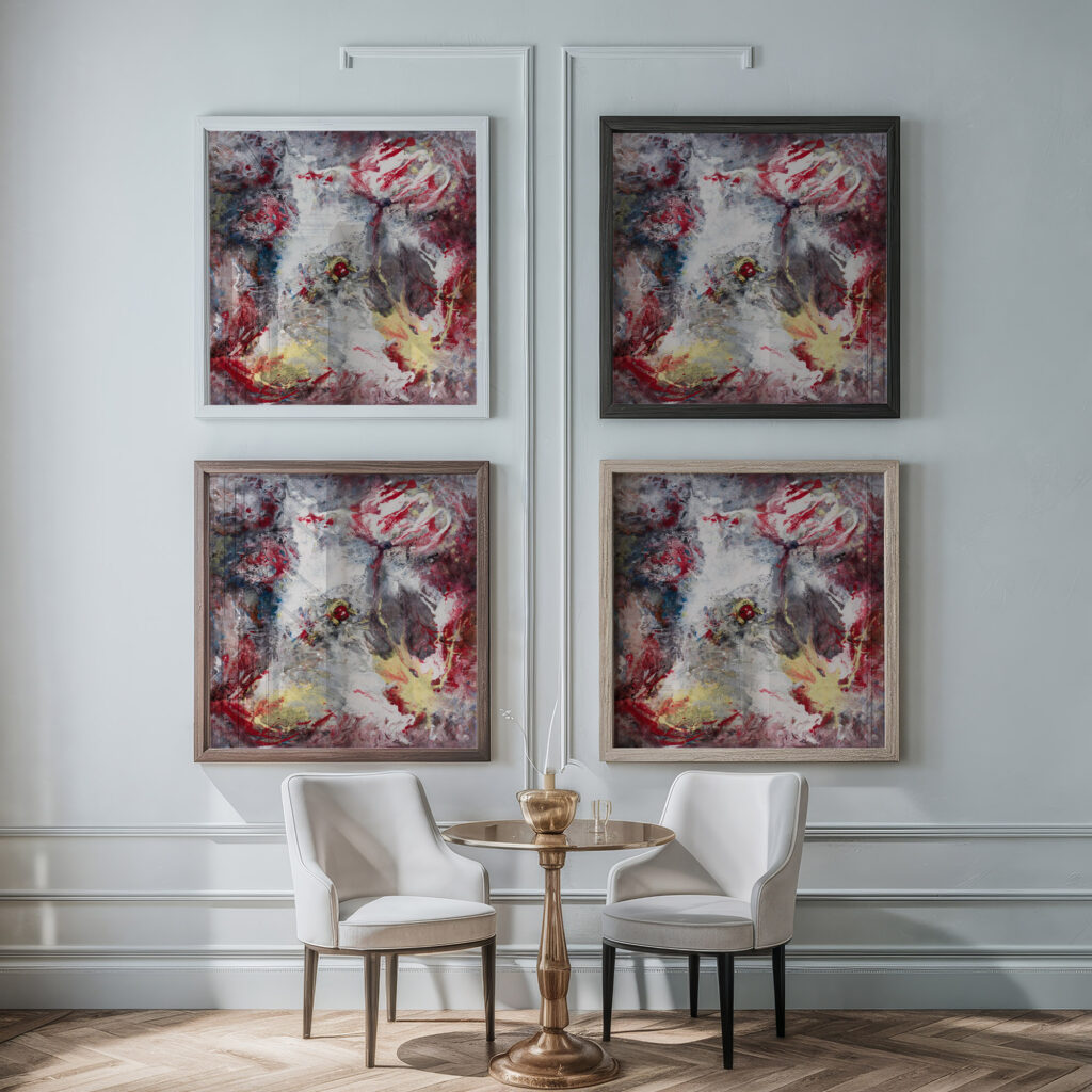 Kevad I 1967 Lola Liivat framed posters mockup