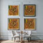 Kinder Und Hund Children And Dog 1920 Paul Klee framed posters mockup