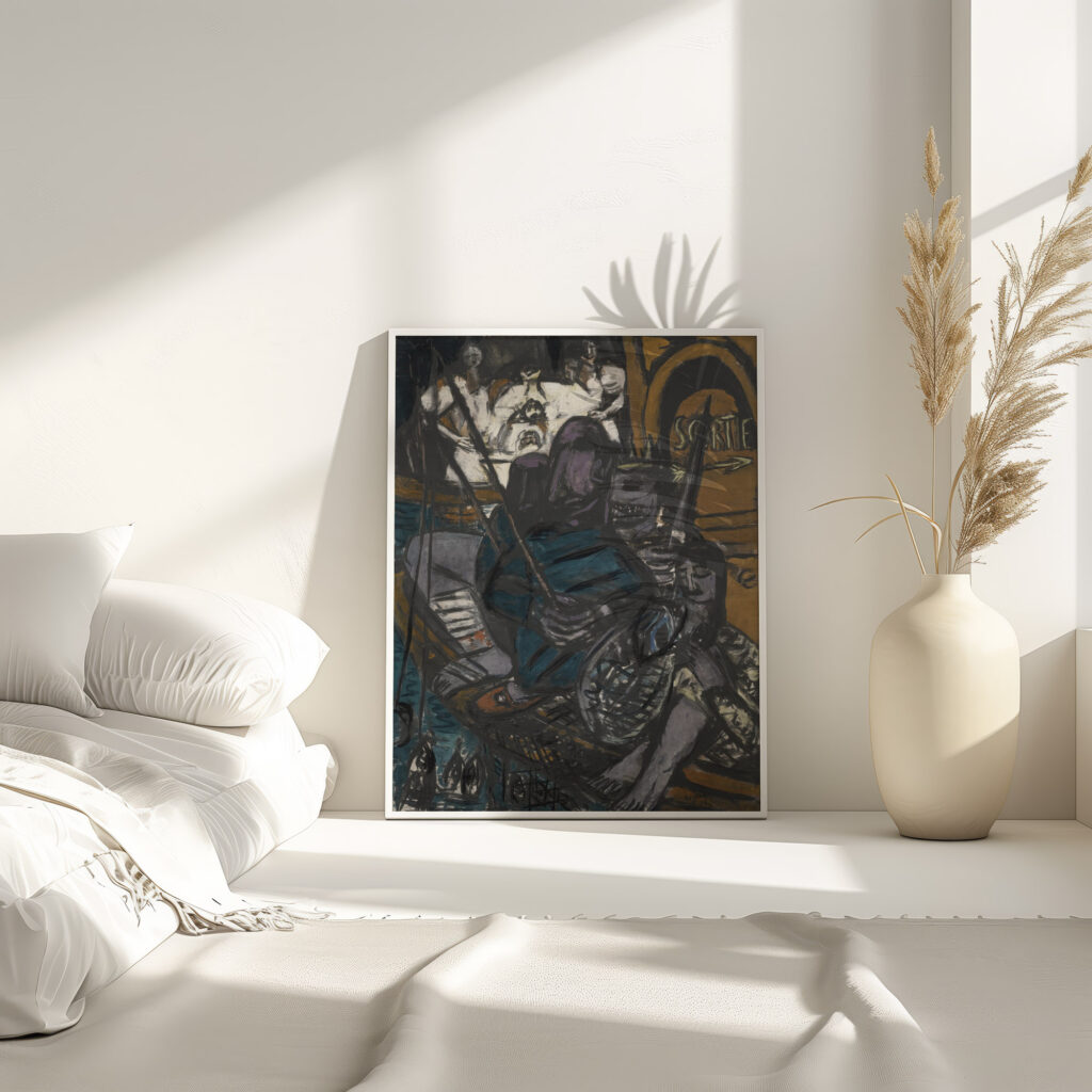 Kinder des Zwielichts – Orkus Children of the twilight – Orcus 1939 Max Beckmann 4 mockup