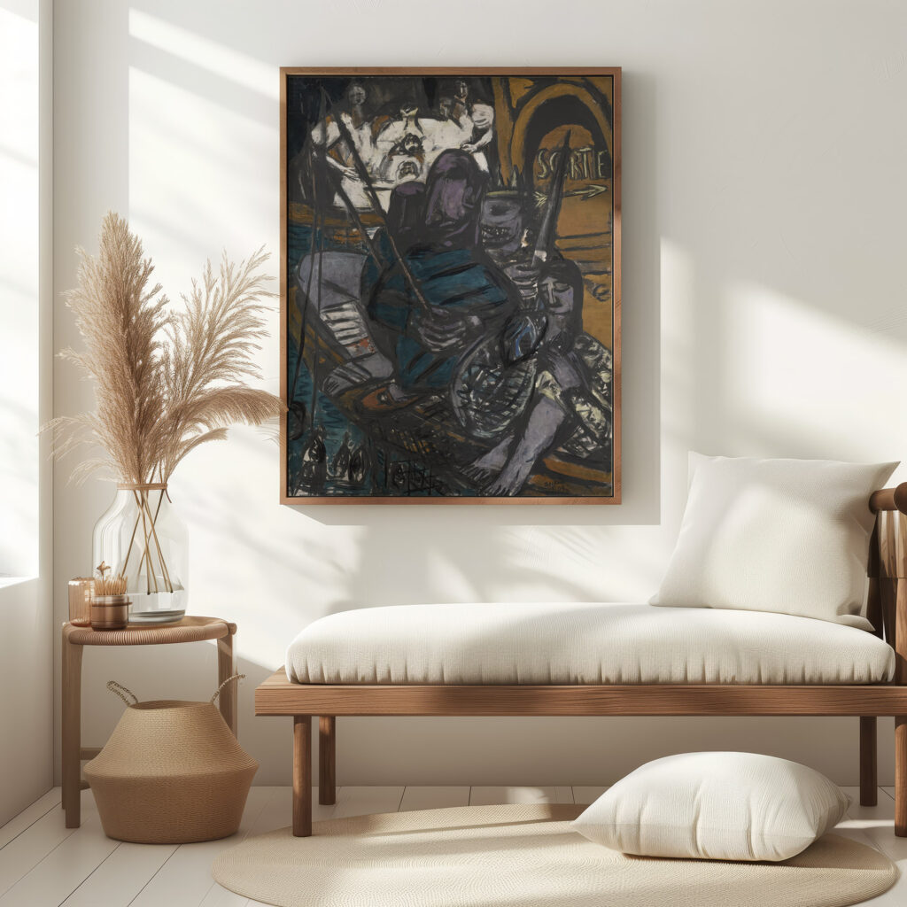 Kinder des Zwielichts – Orkus Children of the twilight – Orcus 1939 Max Beckmann 5 mockup