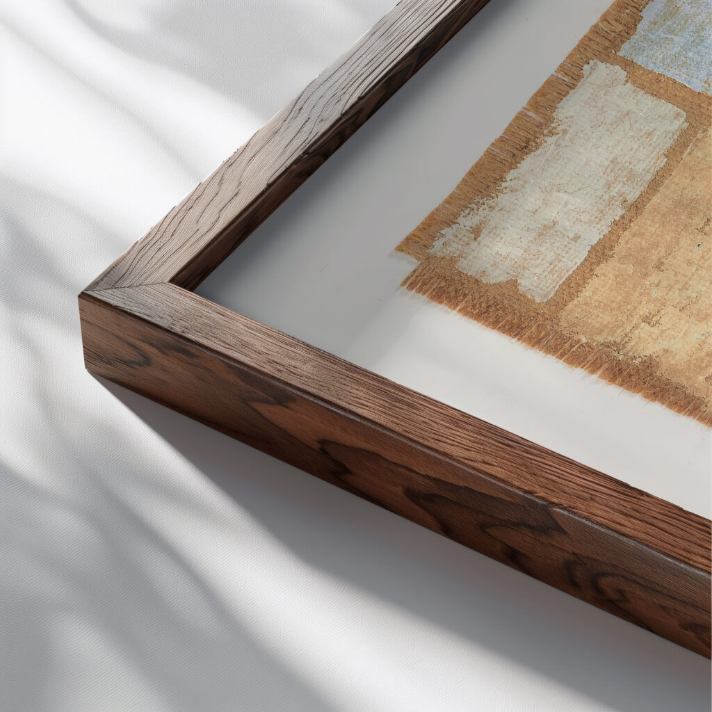 Kirke 1938 Paul Klee close up dark wood mockup