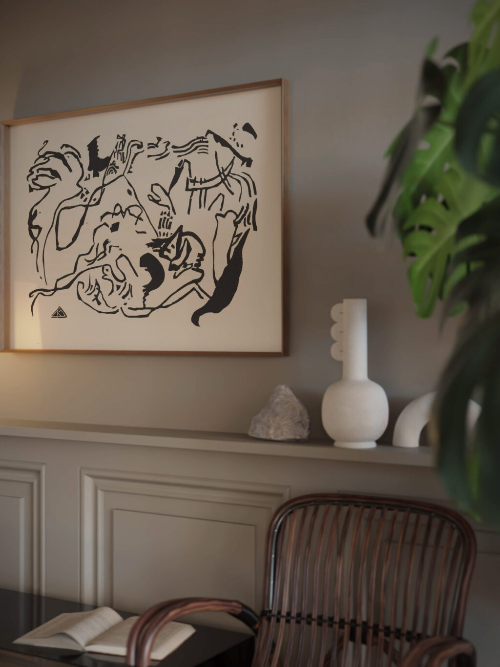 Klange Pl.06 1913 Wassily Kandinsky video mockup