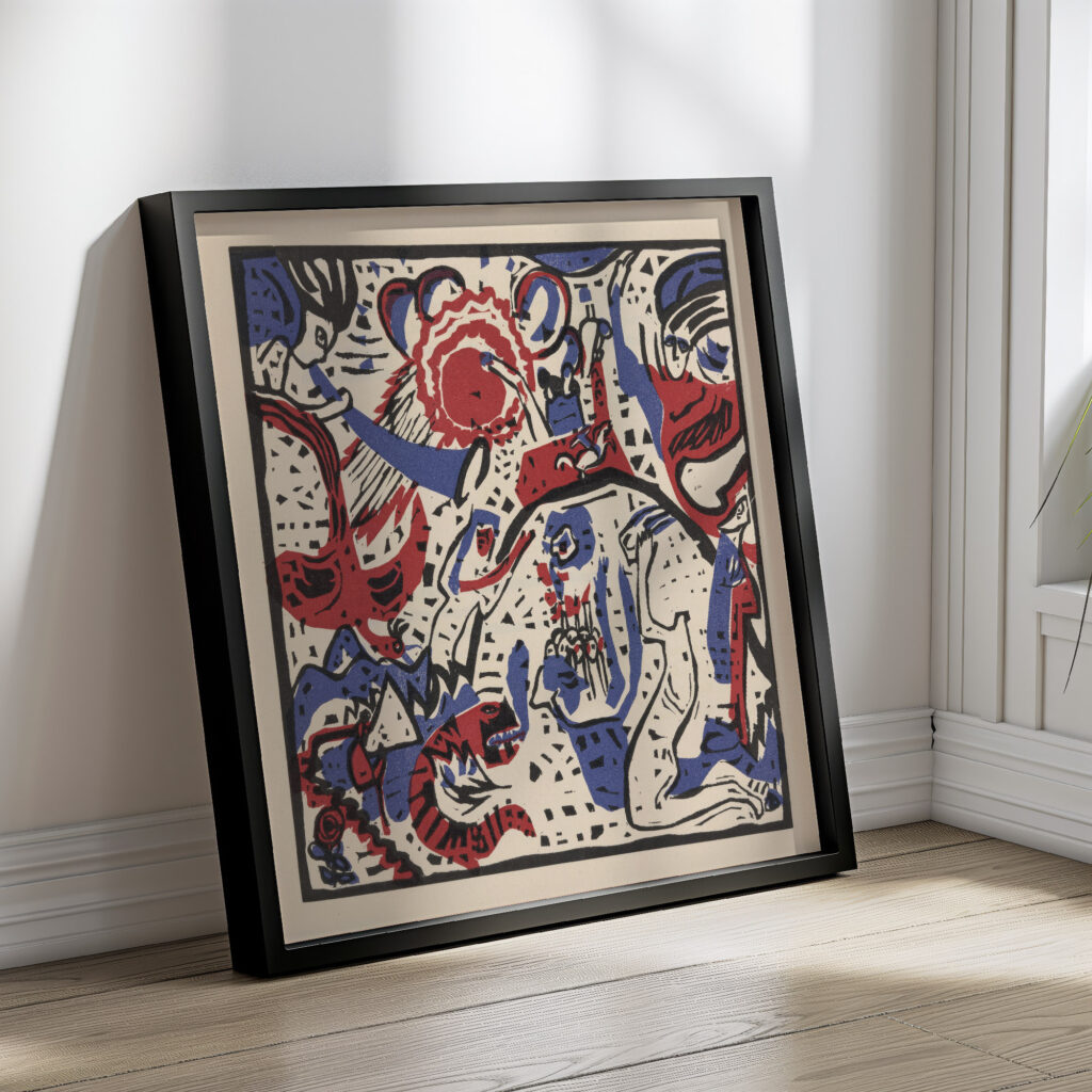 Klange Pl.11 1913 Wassily Kandinsky 4 mockup