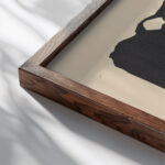 Klange Pl.14 1913 Wassily Kandinsky close up dark wood mockup