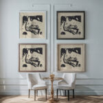 Klange Pl.14 1913 Wassily Kandinsky framed posters mockup