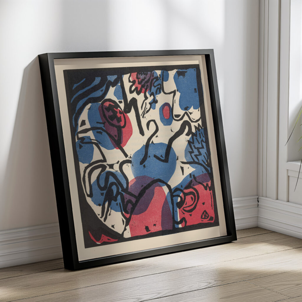 Klange Pl.15 1913 Wassily Kandinsky 4 mockup