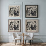 Klange Pl.18 1913 Wassily Kandinsky framed posters mockup