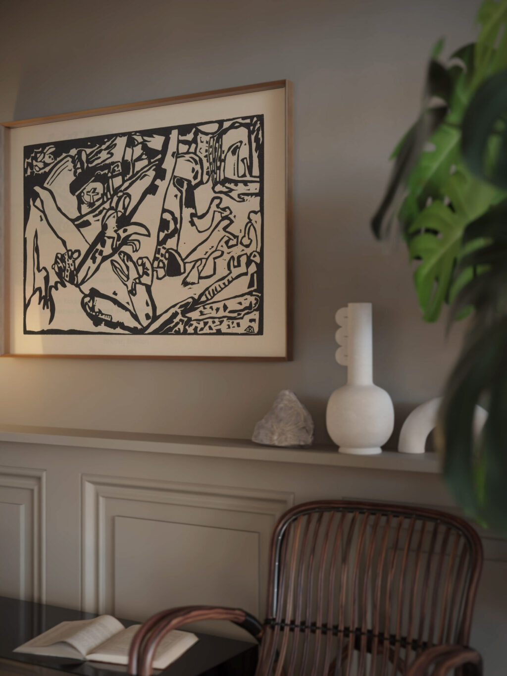 Klange Pl.24 1913 Wassily Kandinsky video mockup
