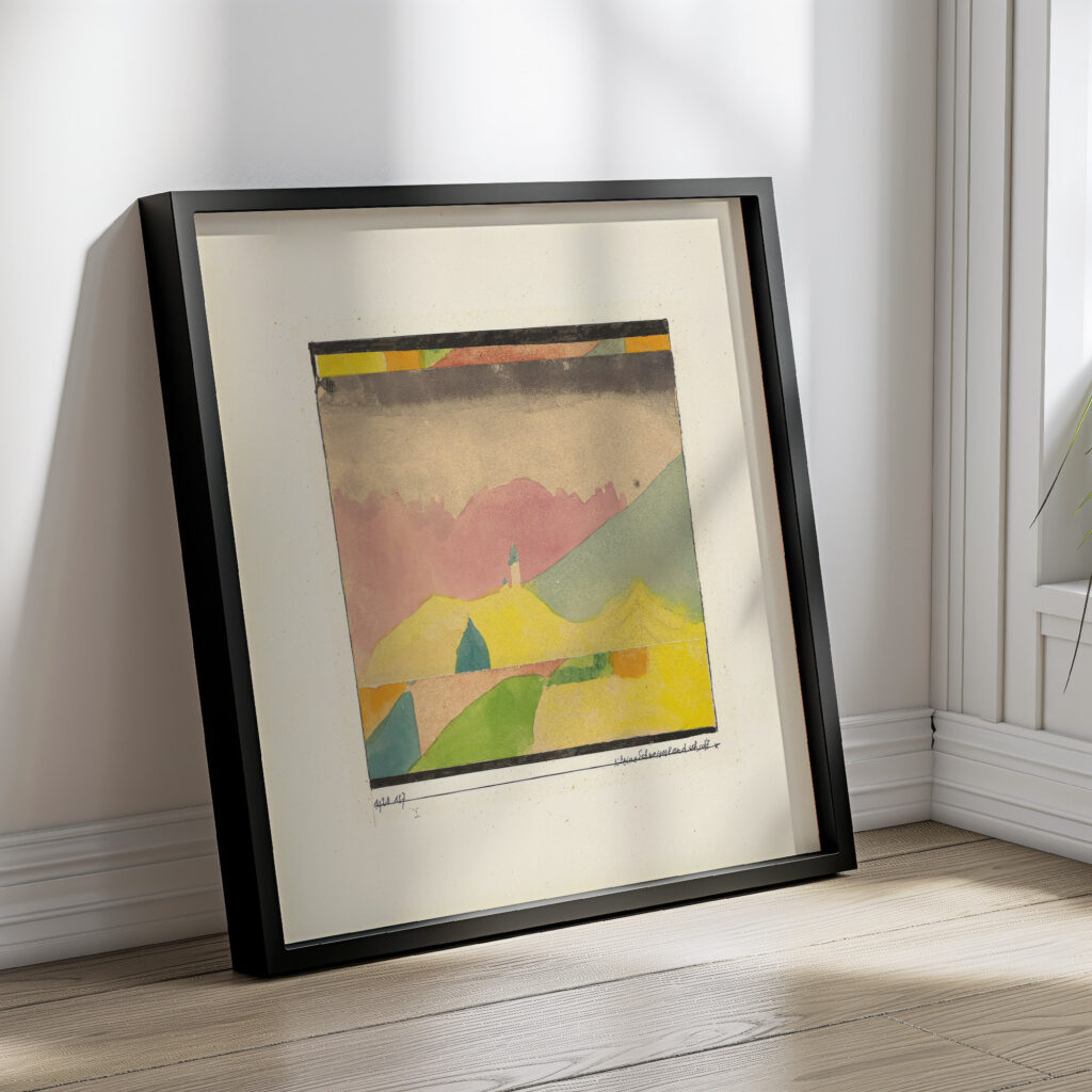 Kleine Schweizerlandschaft 1920 Paul Klee 4 mockup
