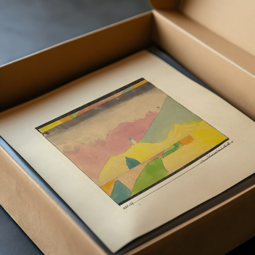 Kleine Schweizerlandschaft 1920 Paul Klee video mockup