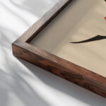 Kleine Welten I 1922 Wassily Kandinsky close up dark wood mockup