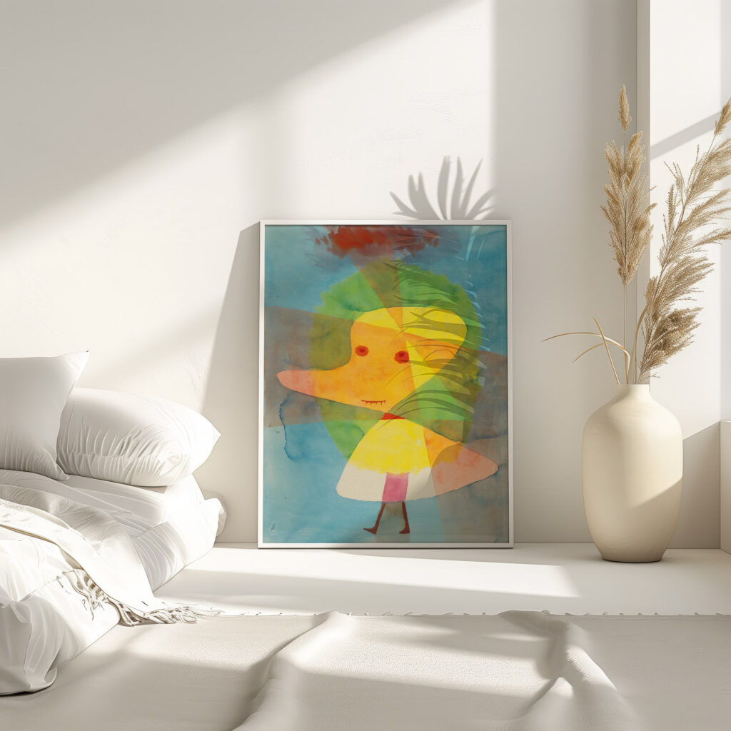 Kleiner Gartengeist Small Garden Ghost 1929 Paul Klee 4 mockup