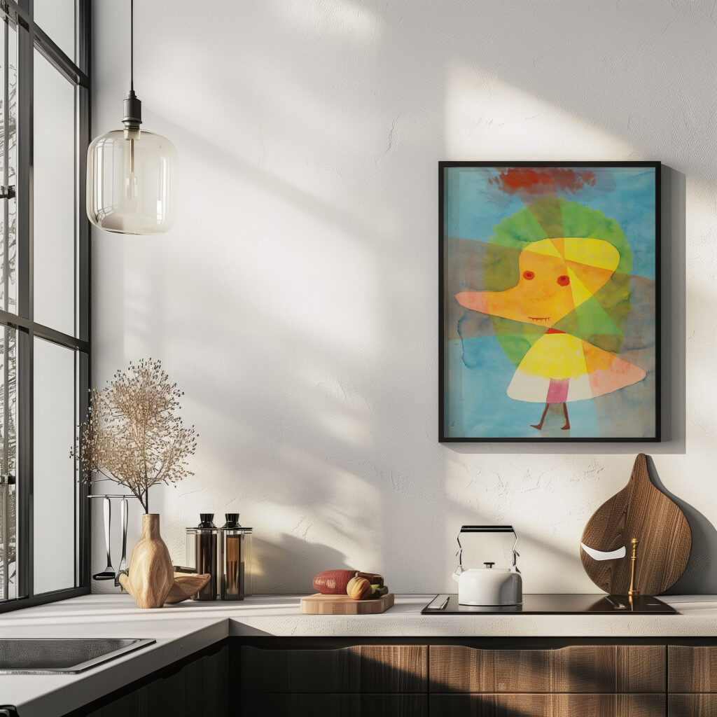 Kleiner Gartengeist Small Garden Ghost 1929 Paul Klee 6 mockup