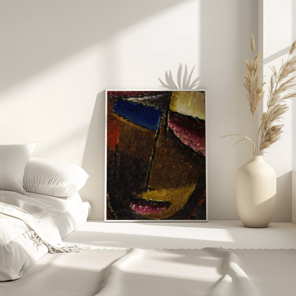 Kleiner abstrakter Kopf 1934 Alexej von Jawlensky 4 mockup