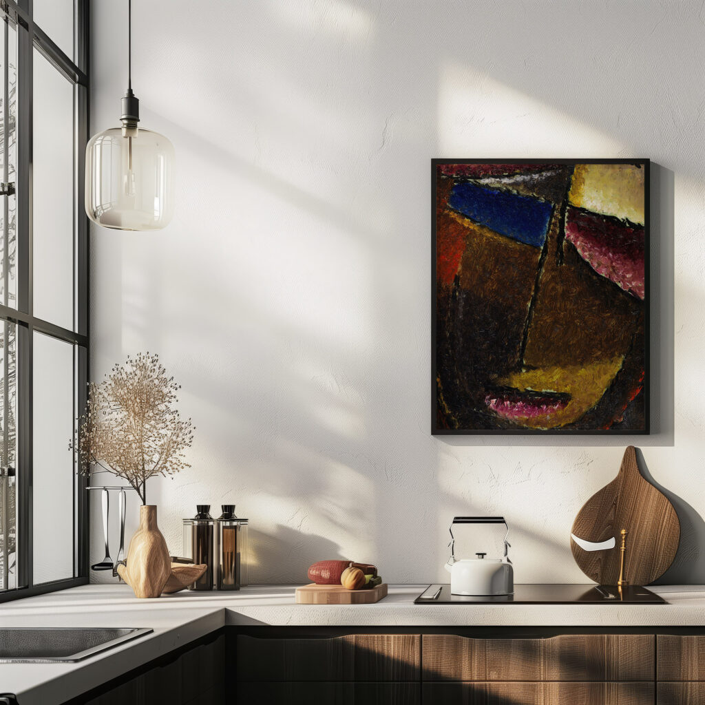 Kleiner abstrakter Kopf 1934 Alexej von Jawlensky 6 mockup