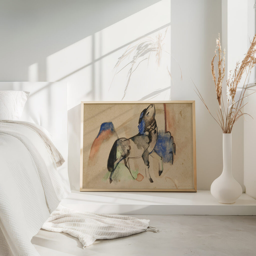 Kleines Fabeltier II Small Fabulous Beast II Franz Marc 4 mockup