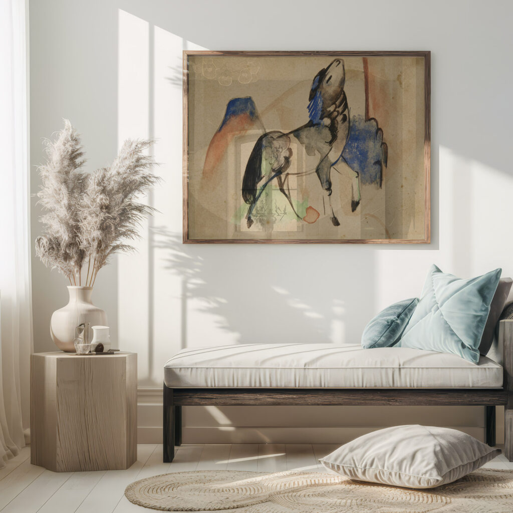 Kleines Fabeltier II Small Fabulous Beast II Franz Marc 5 mockup