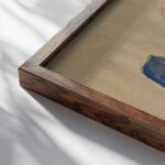 Kleines Fabeltier II Small Fabulous Beast II Franz Marc close up dark wood mockup