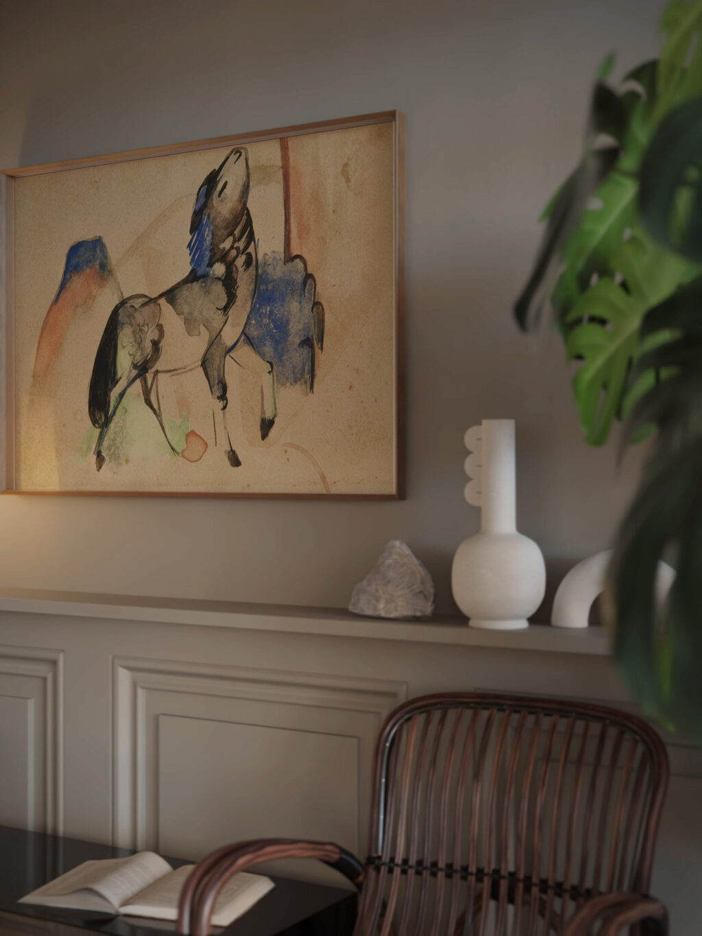 Kleines Fabeltier II Small Fabulous Beast II Franz Marc video mockup