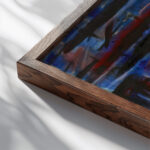 Kloster Andechs 1921 Christian Rohlfs close up dark wood mockup