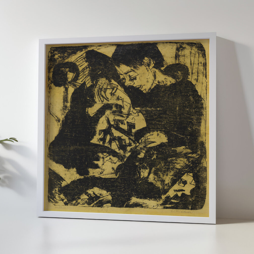 Knabe mit Katze 1920 Ernst Ludwig Kirchner 5 mockup