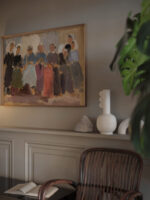 Knitting women – sketch 1918 Tadeusz Makowski video mockup