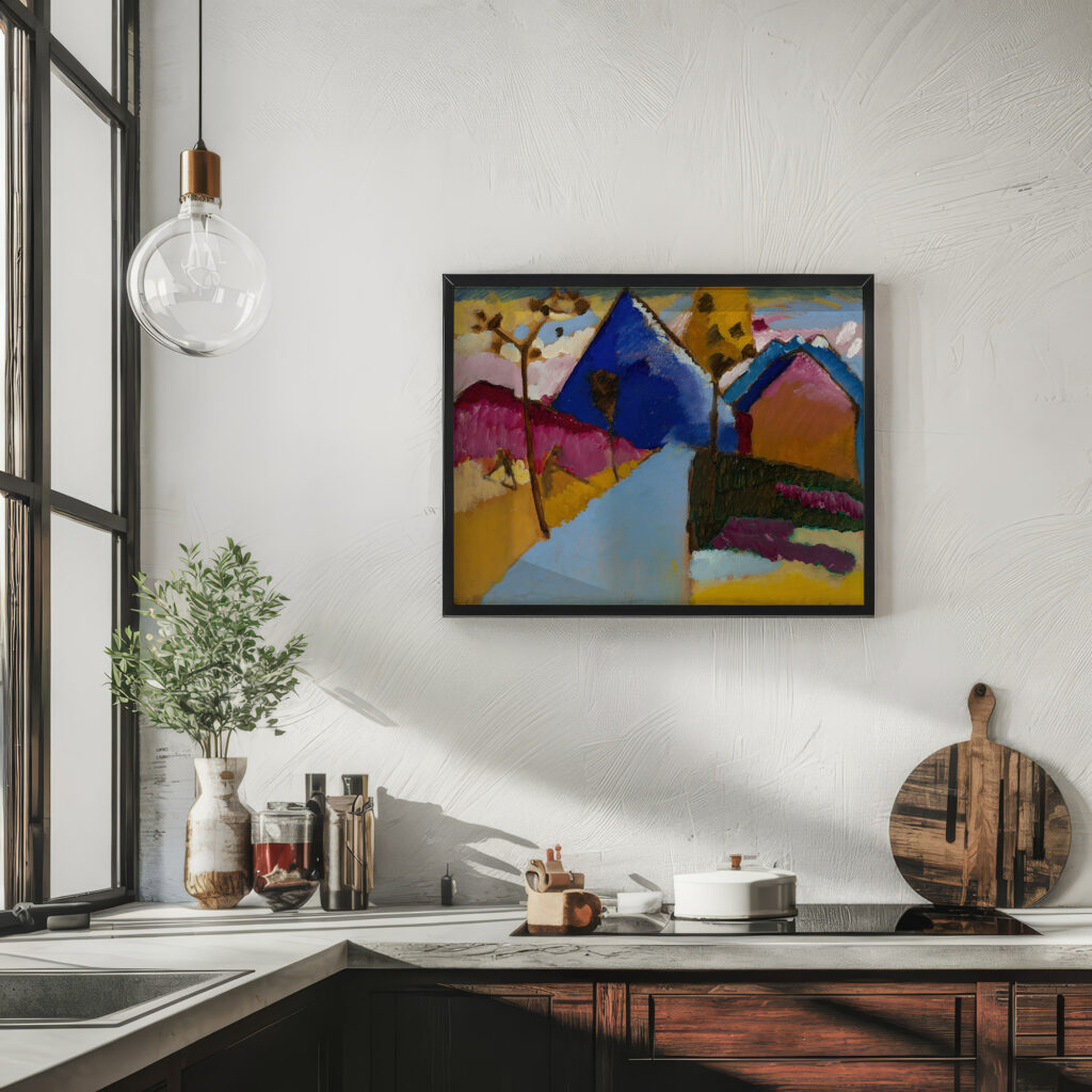 Kochel – Straight Street 1909 Wassily Kandinsky 6 mockup
