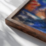 Komposition 1930 Adolf Holzel 1 close up dark wood mockup