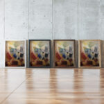 Komposition 1939 Otto Freundlich framed posters mockup