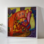 Komposition Anbetung Heilige Ursula 1914 Adolf Holzel 5 mockup