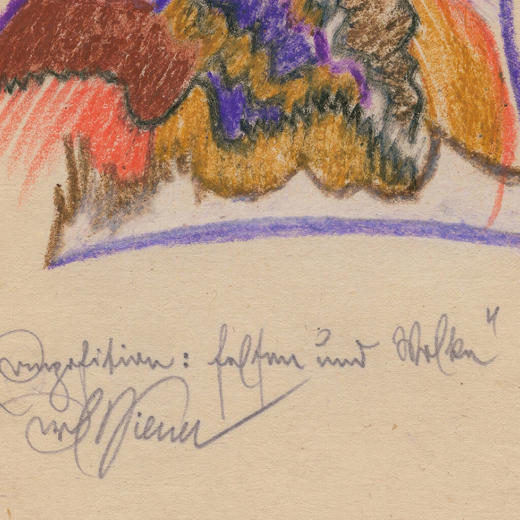 Komposition Felsen und Wolken around 1923 Karl Wiener 8 mockup