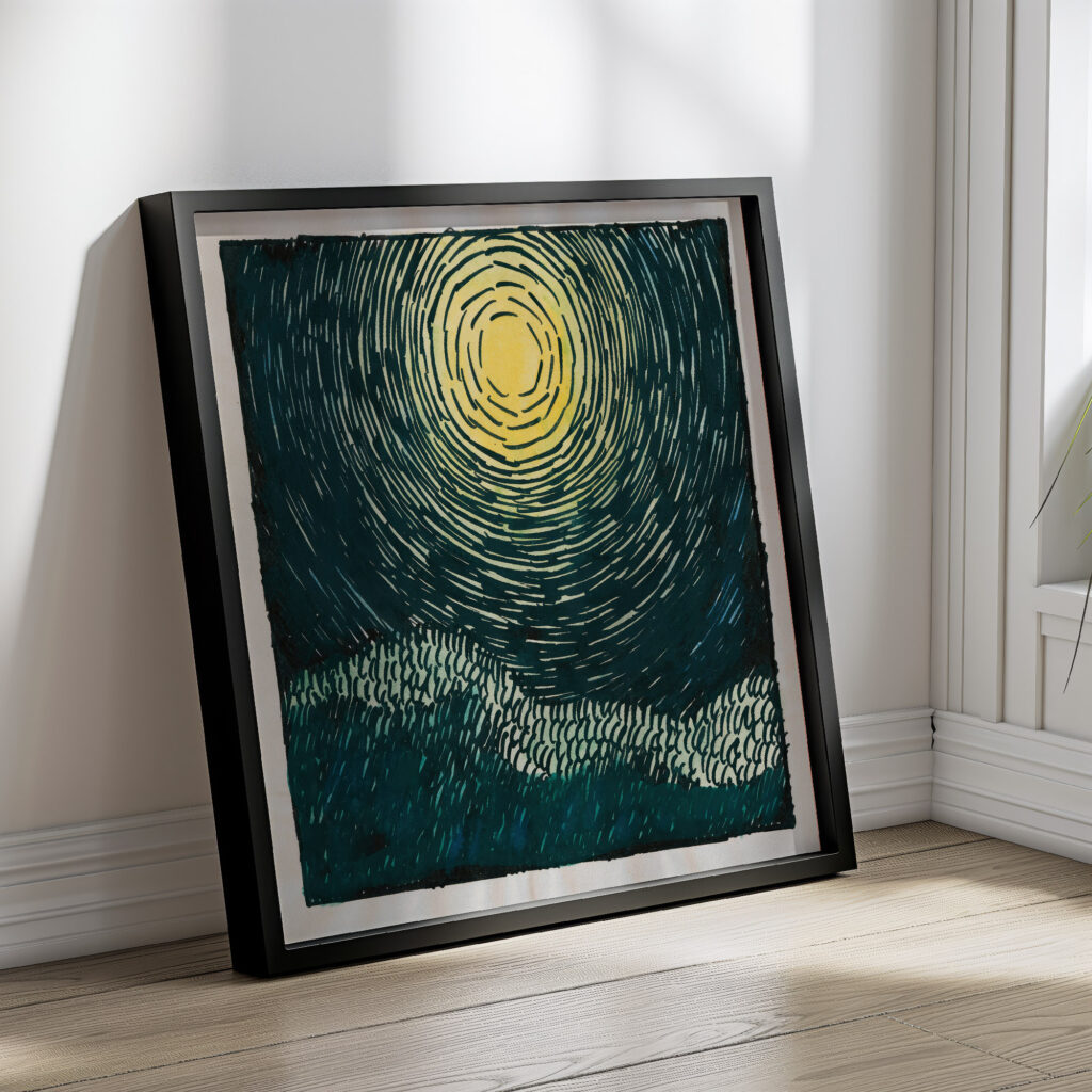 Komposition aus ‘Pflaster und Wiese X 1924 Karl Wiener 4 mockup