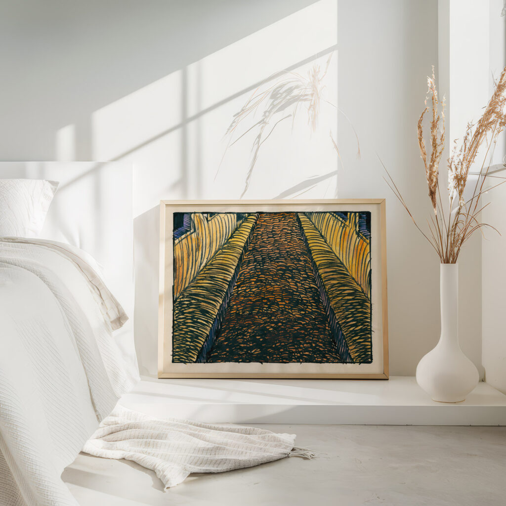 Komposition aus ‘Pflaster und Wiese XVIII 1924 Karl Wiener 4 mockup