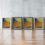 Komposition aus ‘Pflaster und Wiese XX 1924 Karl Wiener framed posters mockup Komposition aus ‘Pflaster und Wiese XX 1924 Karl Wiener framed posters mockup