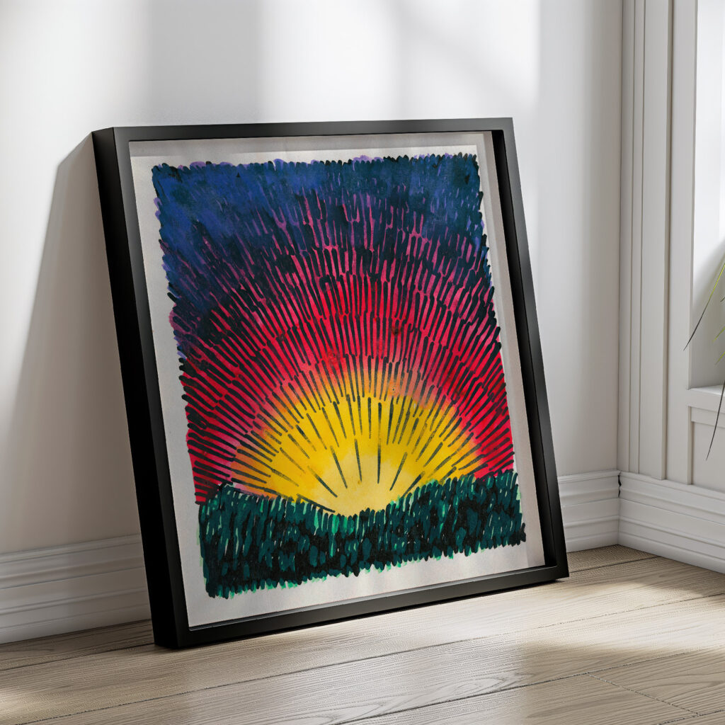 Komposition aus ‘Pflaster und Wiese XXI 1924 Karl Wiener 4 mockup