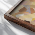 Komposition ca 1939 1942 Otto Freundlich close up dark wood mockup Komposition ca 1939 1942 Otto Freundlich close up dark wood mockup