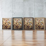 Komposition ca 1939 1942 Otto Freundlich framed posters mockup Komposition ca 1939 1942 Otto Freundlich framed posters mockup