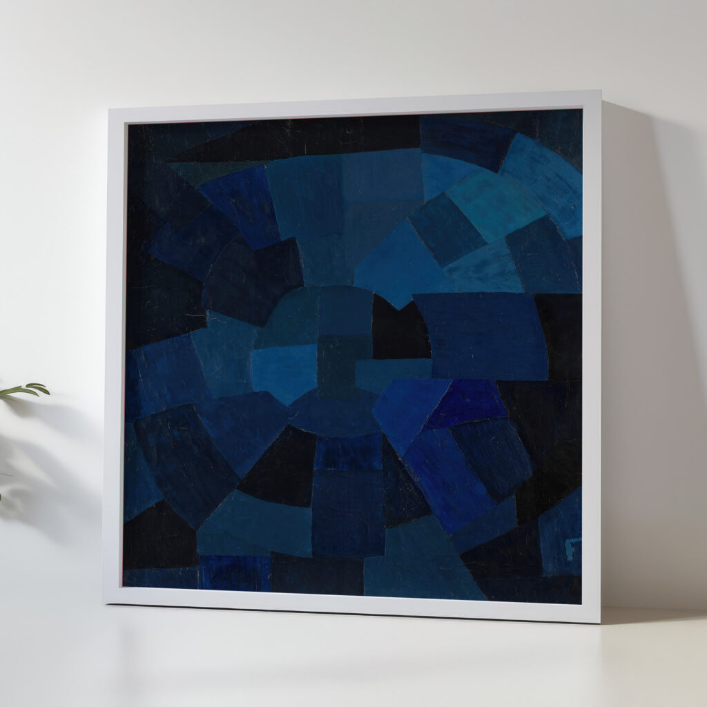 Komposition in Blau 1931 Otto Freundlich 5 mockup