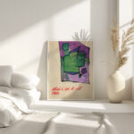 Komposition in Grun und Violett around 1921 Karl Wiener 4 mockup