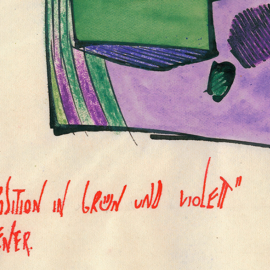 Komposition in Grun und Violett around 1921 Karl Wiener 8 mockup