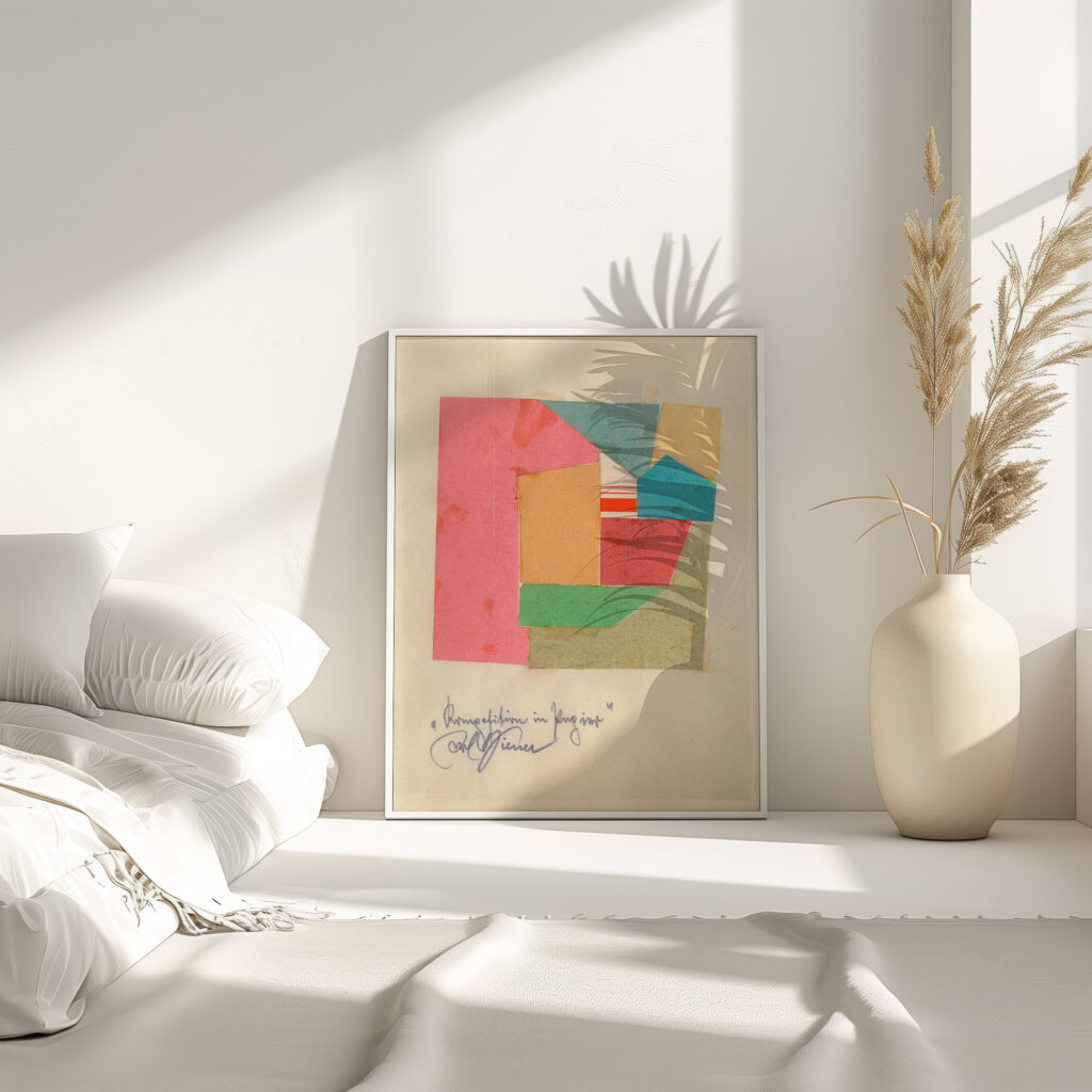 Komposition in Papier around 1923 Karl Wiener 4 mockup