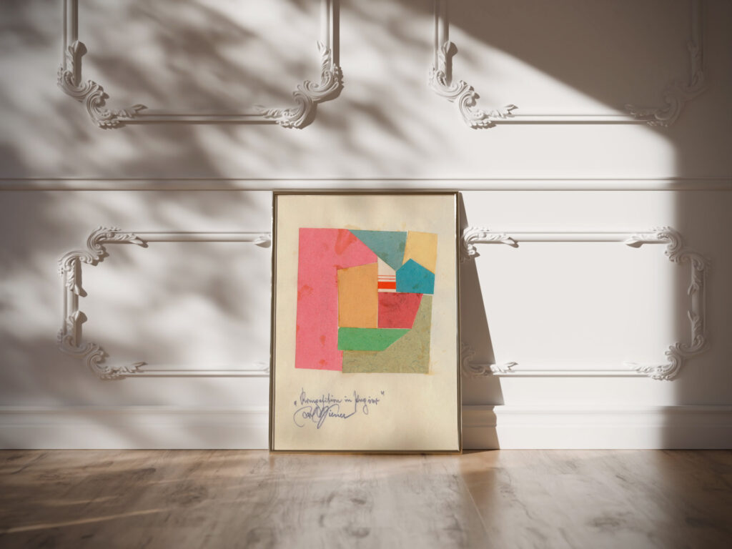 Komposition in Papier around 1923 Karl Wiener video mockup