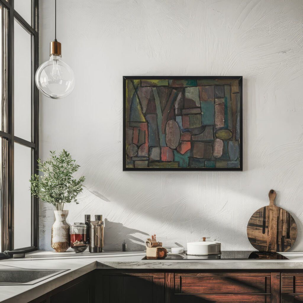 Kompozycja abstrakcyjna 1934 Sasza Blonder 6 mockup