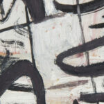 Kompozycja abstrakcyjna z czarnymi liniami 1937 Sasza Blonder 8 mockup